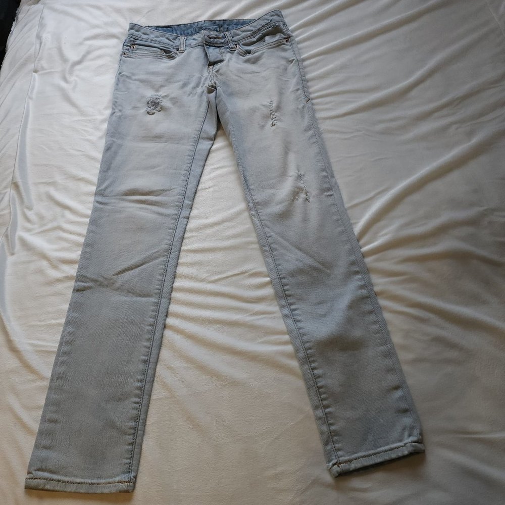 American Rag Distressed Jean - Color Washed out Blue- Size 1S